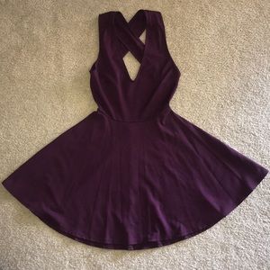 Lulus Plum purple Skater dress